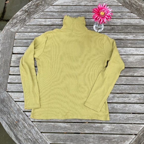 J. Jill Sweaters - J.Jill Turtleneck with Ruffle Detail - Size Medium Petite